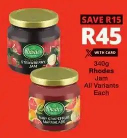 Checkers Rhodes Jam All Variants offer