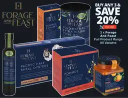 Checkers Forage And Feast Full Product Range All Variatns offer