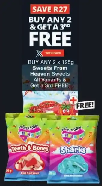 Checkers Sweets From Heaven Sweets All Variants offer