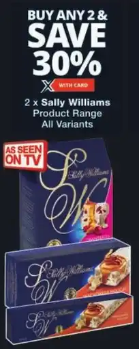 Checkers Sally Williams Product Range offer