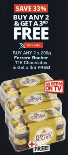 Checkers Ferrero Rocher T16 Chocolates offer