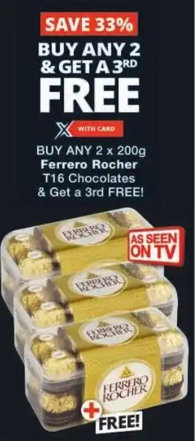 Checkers Ferrero Rocher T16 Chocolates offer