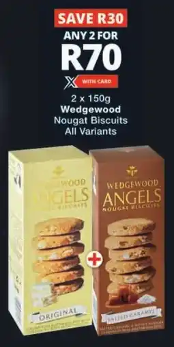 Checkers Wedgewood Nougat Biscuits All Variants offer