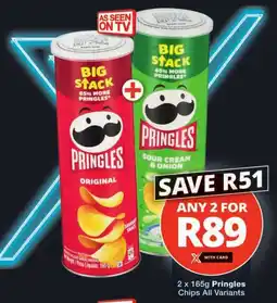 Checkers Pringles Chips All Variants offer