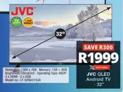Checkers JVC 32" QLED Android TV offer