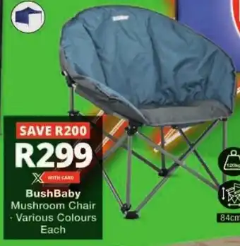 Checkers BushBaby Mushroom Chair offer