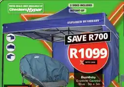 Checkers BushBaby Explorer Gazebo offer