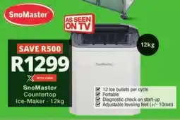 Checkers SnoMaster Countertop Ice-Maker offer