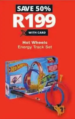 Checkers Hot Wheels Energy Track Set offer