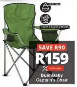 Checkers Bush Baby Captain's Chair offer