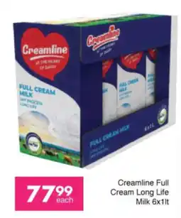 Save Creamline Full Cream Long Life Milk offer