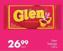 Save Glen Teabags offer