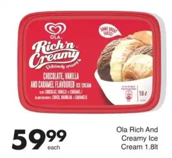 Save Ola Rich And Creamy Ice Cream offer