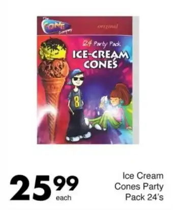 Save Ice Cream Cones Party Pack offer