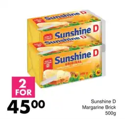 Save Sunshine D Margarine Brick offer