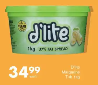 Save D'lite Margarine Tub offer