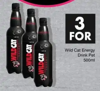 Save Wild Cat Energy Drink Pet offer