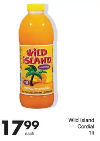 Save Wild Island Cordial offer