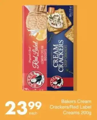 Save Bakers Cream Crackers/ Red Label Creams offer