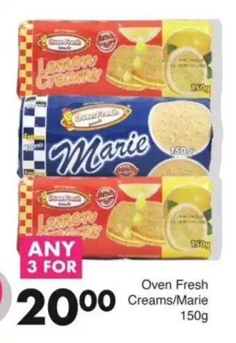 Save Oven Fresh Creams/ Marie offer