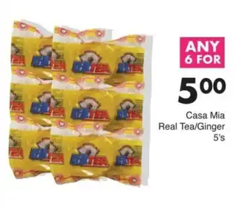 Save Casa Mia Real Tea/ Ginger offer