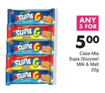 Save Casa Mia Supa Glucose/ Milk & Malt offer