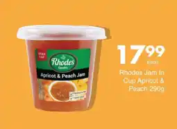 Save Rhodes Jam In Cup Apricot & Peach offer