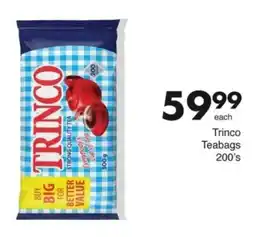 Save Trinco Teabags offer