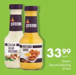 Save Steers Sauce/ Dressing offer