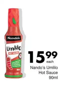 Save Nando's Umlilo Hot Sauce offer