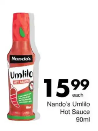 Save Nando's Umlilo Hot Sauce offer