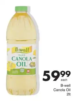 Save B-well Canola Oil offer