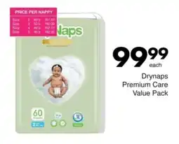 Save Drynaps Premium Care Value Pack offer