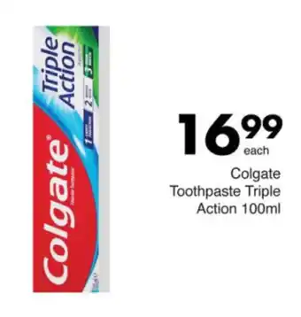 Save Colgate Toothpaste Triple Action offer