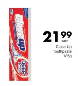 Save Close Up Toothpaste offer