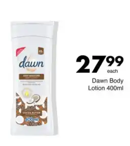 Save Dawn Body Lotion offer
