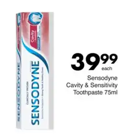 Save Sensodyne Cavity & Sensitivity Toothpaste offer