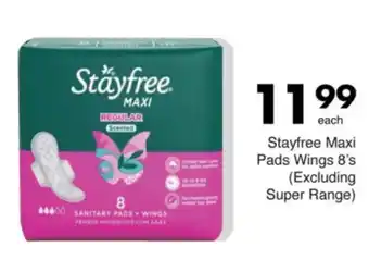 Save Stayfree Maxi Pads Wings offer
