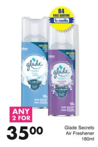 Save Glade Secrets Air Freshener offer