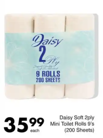 Save Daisy Soft 2ply Mini Toilet Rolls offer