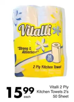 Save Vitalli 2 Ply Kitchen Towels offer