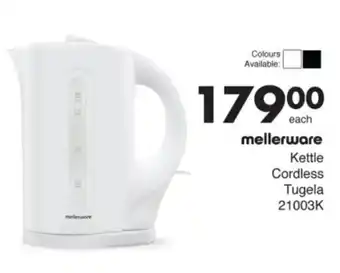 Save Mellerware Kettle Cordless Tugela offer