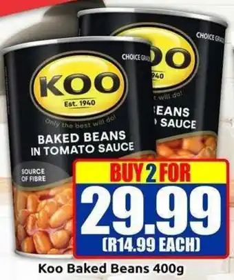 Three Star Cash and Carry Koo Baked Beans offer