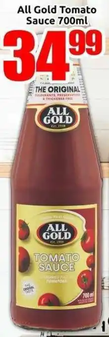 Three Star Cash and Carry All Gold Tomato Sauce offer