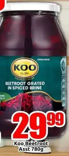 Three Star Cash and Carry Koo Beetroot Asst offer