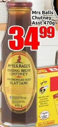 Three Star Cash and Carry Mrs Balls Chutney Asst offer