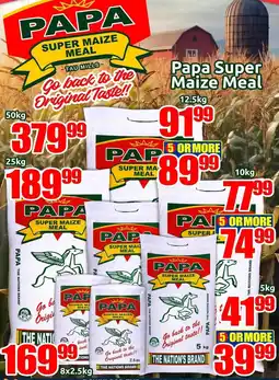 Three Star Cash and Carry Papa Super Maize Meal offer