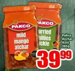 Three Star Cash and Carry Pakco Atchar Asst offer
