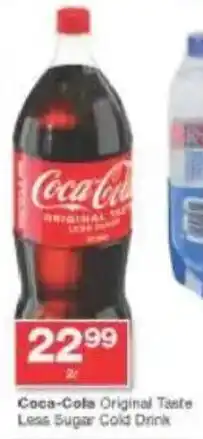 Checkers Coca-Cola Original Taste Less Sugar Cold Drink offer