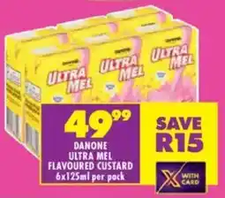 Shoprite Danone ultra mel flavoured custard offer